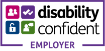 The Disability Confident employer logo